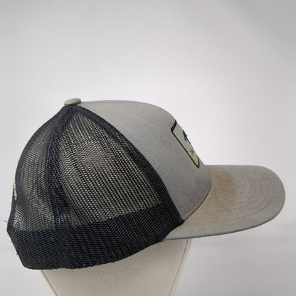 Dunnbar Ranch Snapback Trucker Hat Gray One Size Mesh Back Embroidered