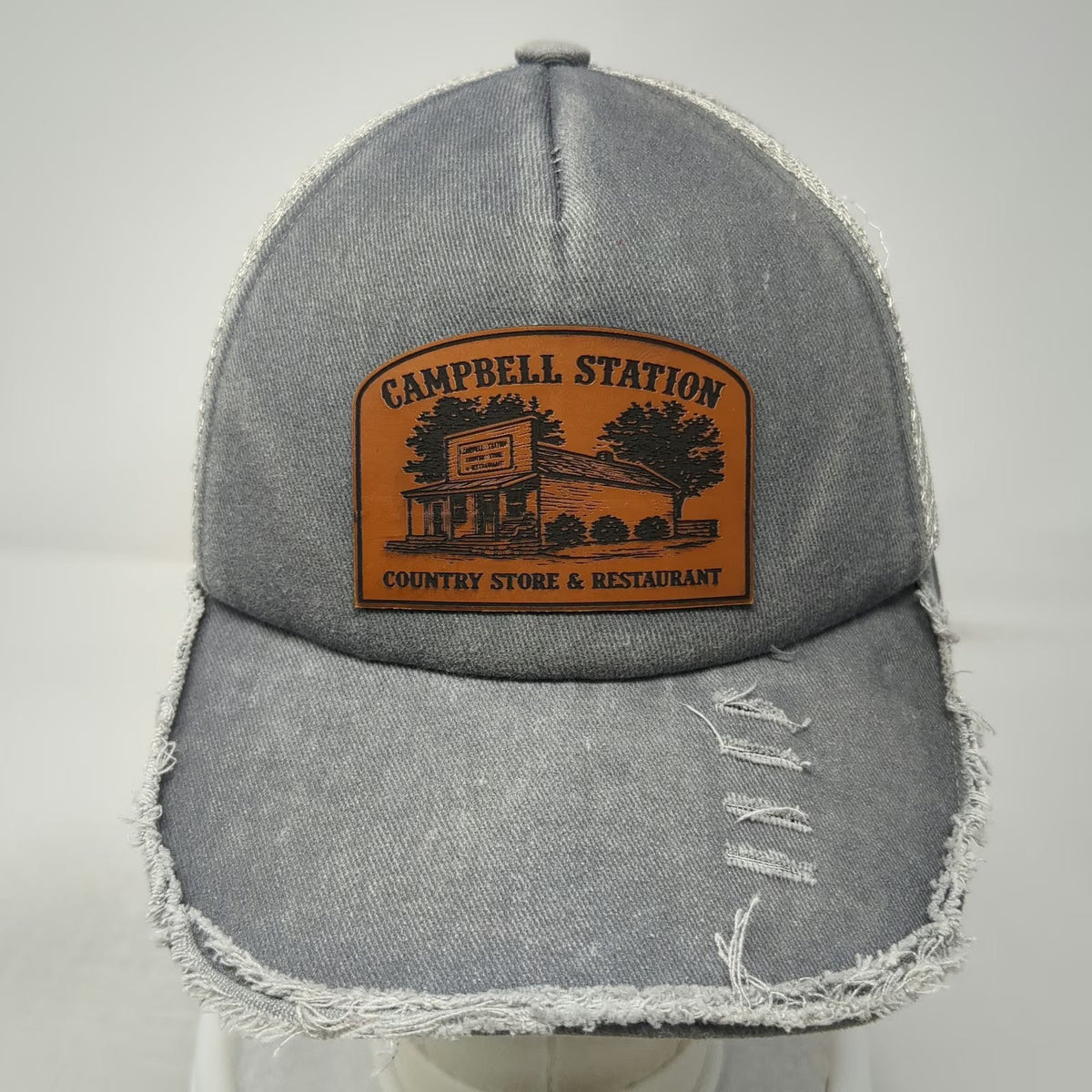 Campbell Station Country Store Restaurant Trucker Hat Gray One Size Snapback