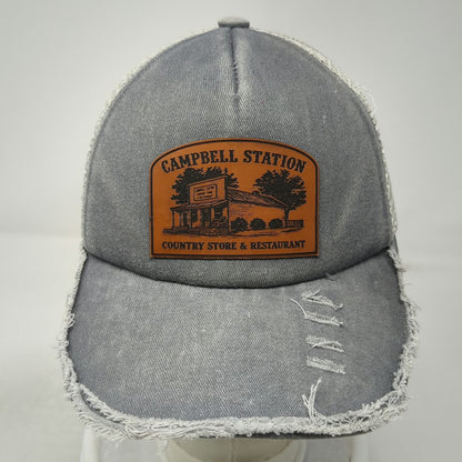 Campbell Station Country Store Restaurant Trucker Hat Gray One Size Snapback