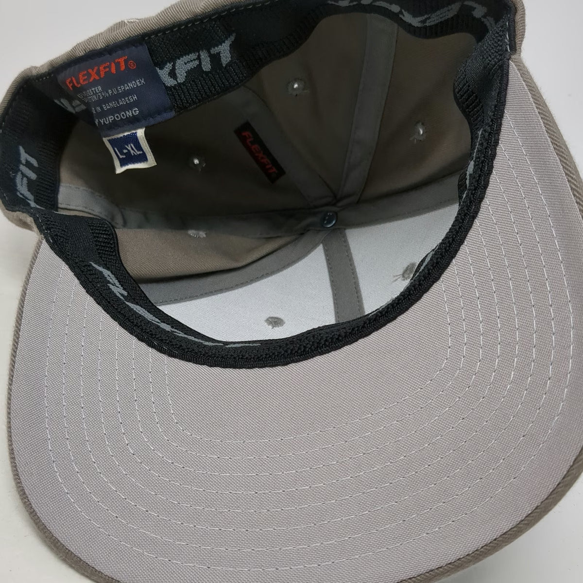 Flexfit Baseball Cap Beige XL Floracing 3D Puff Embroidery Logo Hat Fitted