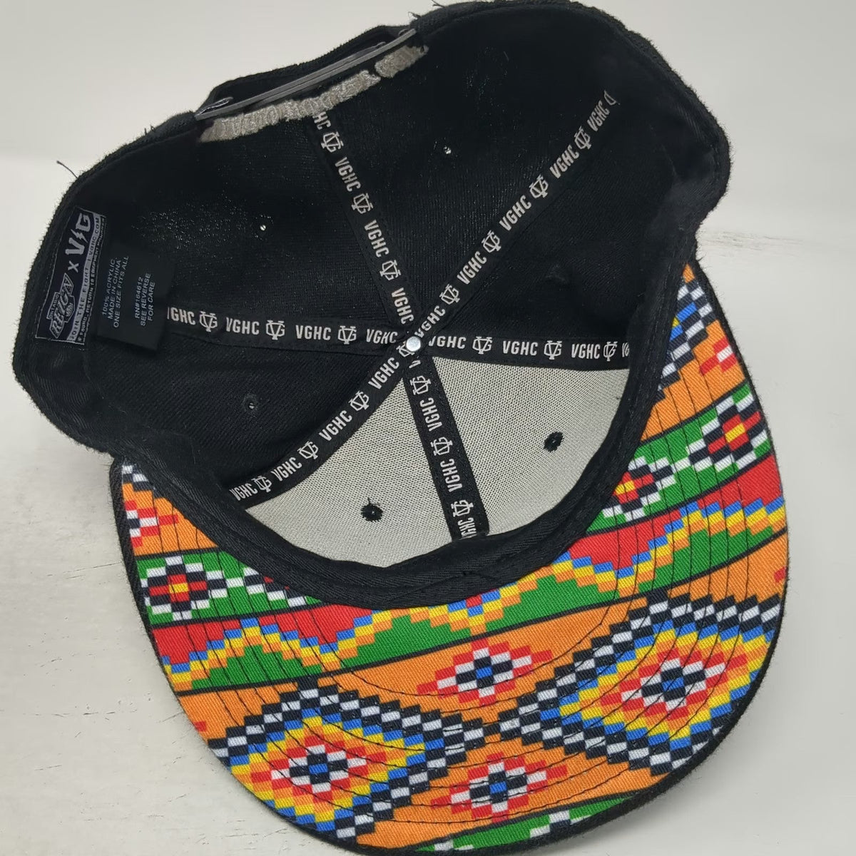 Violent Gentlemen Snapback Black One Size Ontario Reign Hockey Sugar Skull Hat