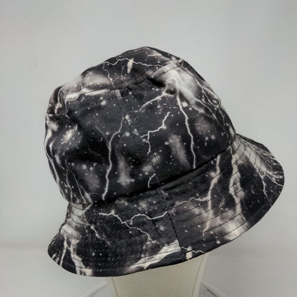 Unbranded Bucket Hat Multicolor XST Lightning Print Outdoor Cotton