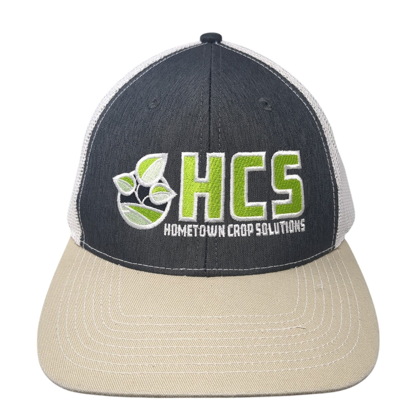 Hometown Crop Solutions Snapback Trucker Hat Multi One Size Mesh Back
