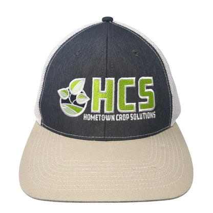 Hometown Crop Solutions Snapback Trucker Hat Multi One Size Mesh Back