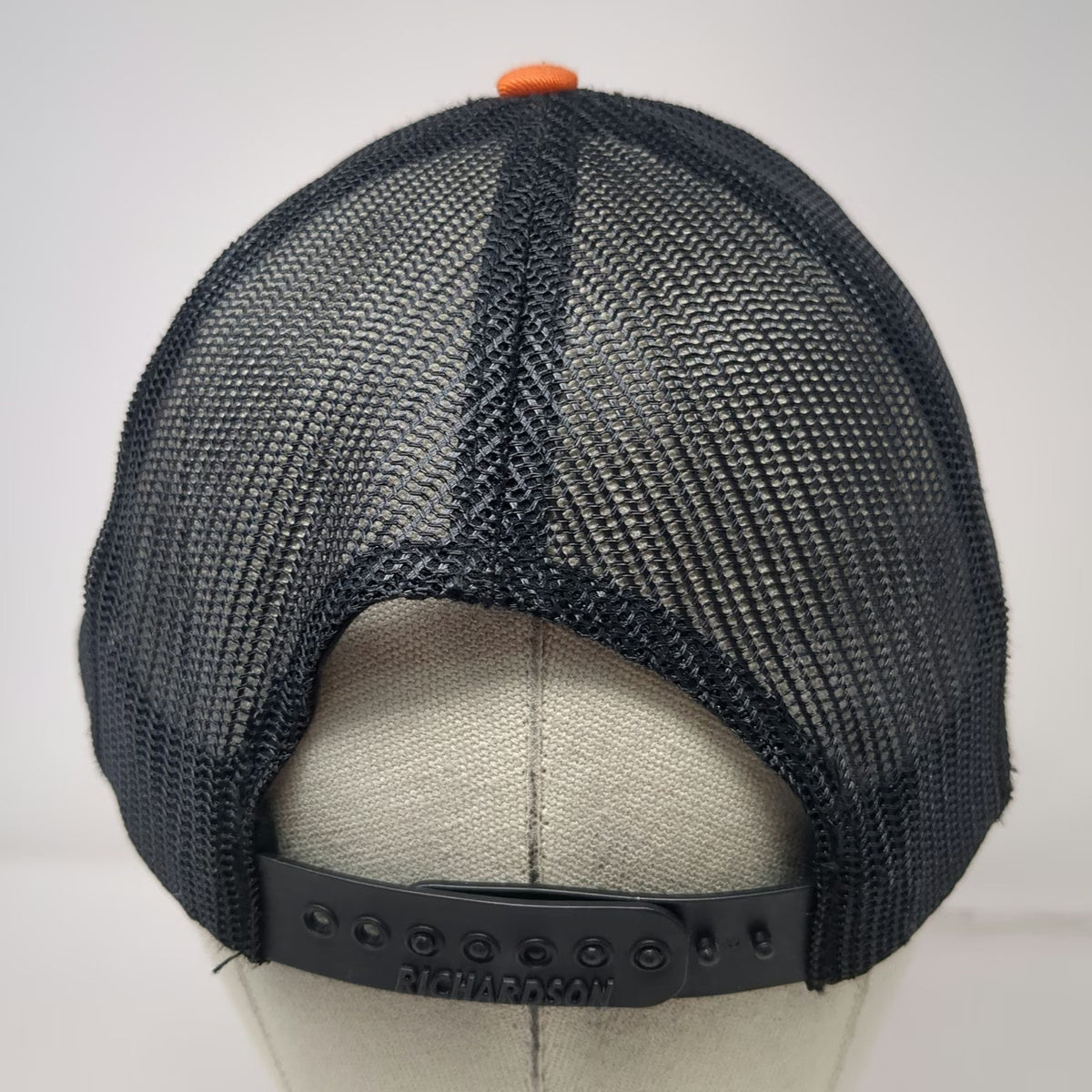 Richardson Trucker Hat Orange One Size Lineman Utility Pole Mesh Snapback