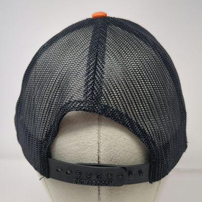 Richardson Trucker Hat Orange One Size Lineman Utility Pole Mesh Snapback