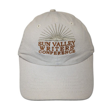Sun Valley Writers Conference Women's Slideback Hat Tan Small OS Embroidered