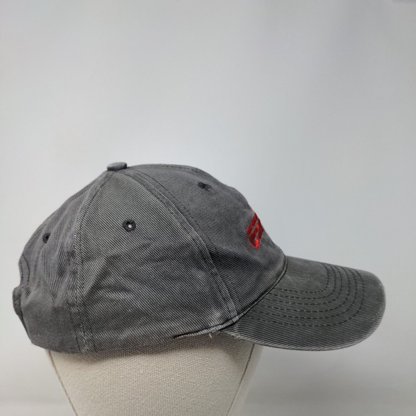 ESPN HD Strapback Hat Gray One Size Adjustable Embroidered 6 Panel Seba