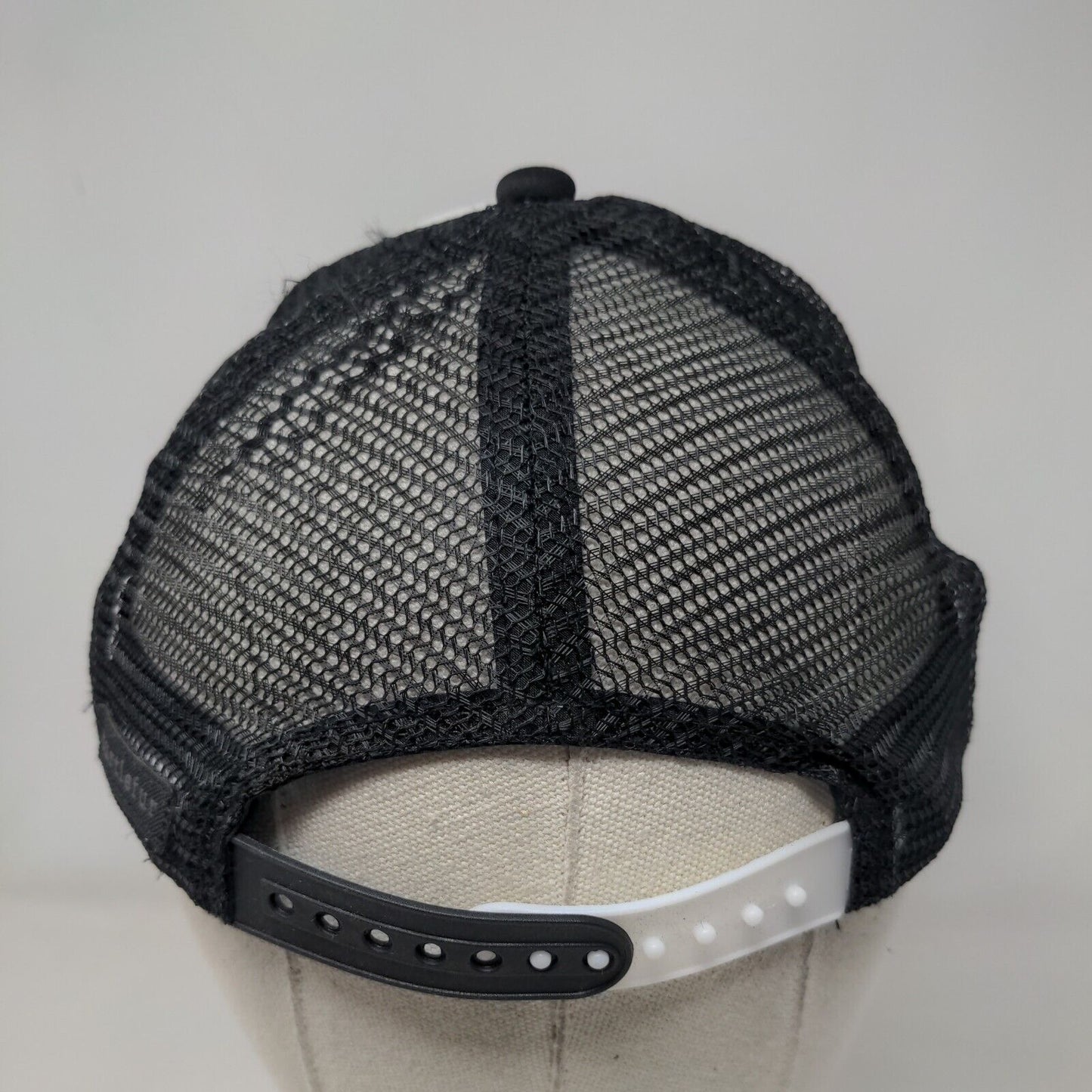 Turtle Fur Snapback Mesh Back Trucker Hat Black One Size Colorblock