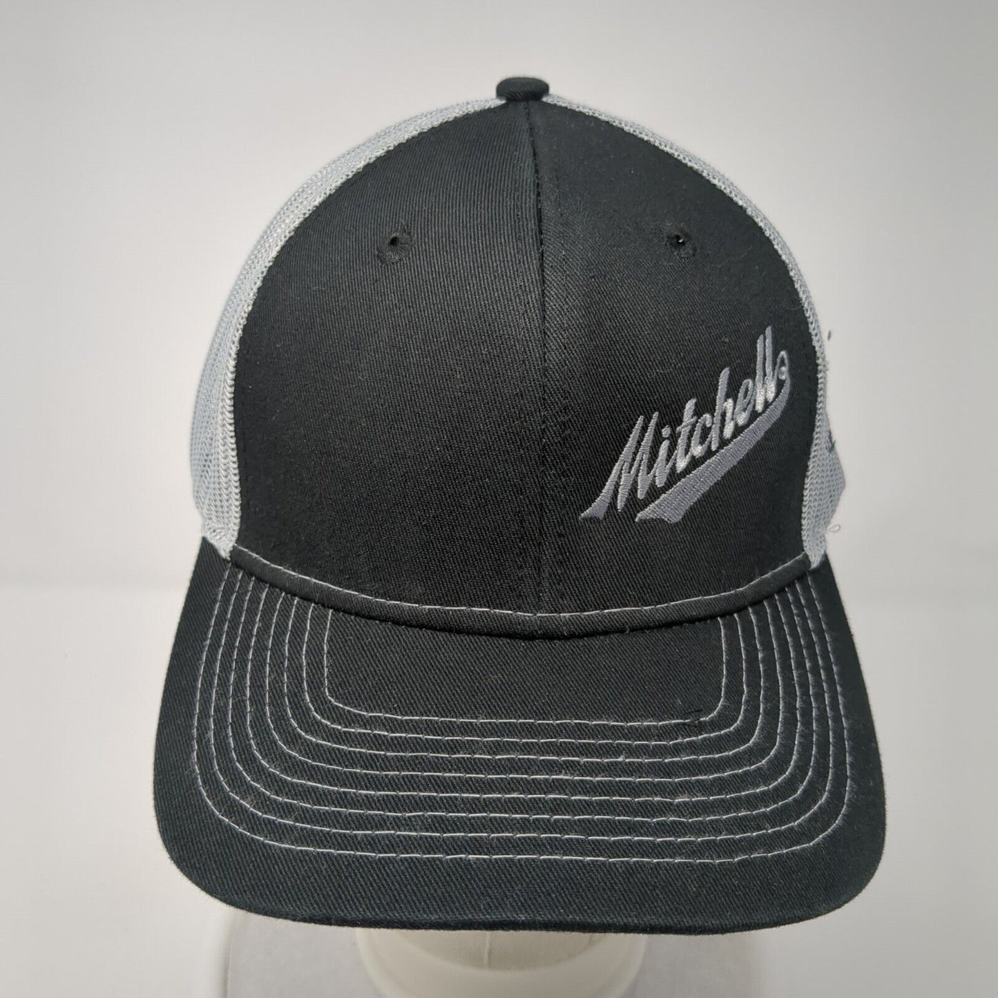 Mitchells Snapback Trucker Hat Black One Size Mesh Back Paramount