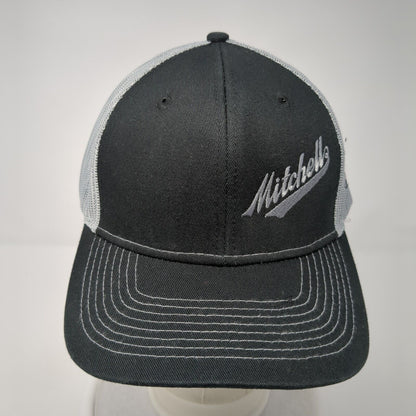 Mitchells Snapback Trucker Hat Black One Size Mesh Back Paramount