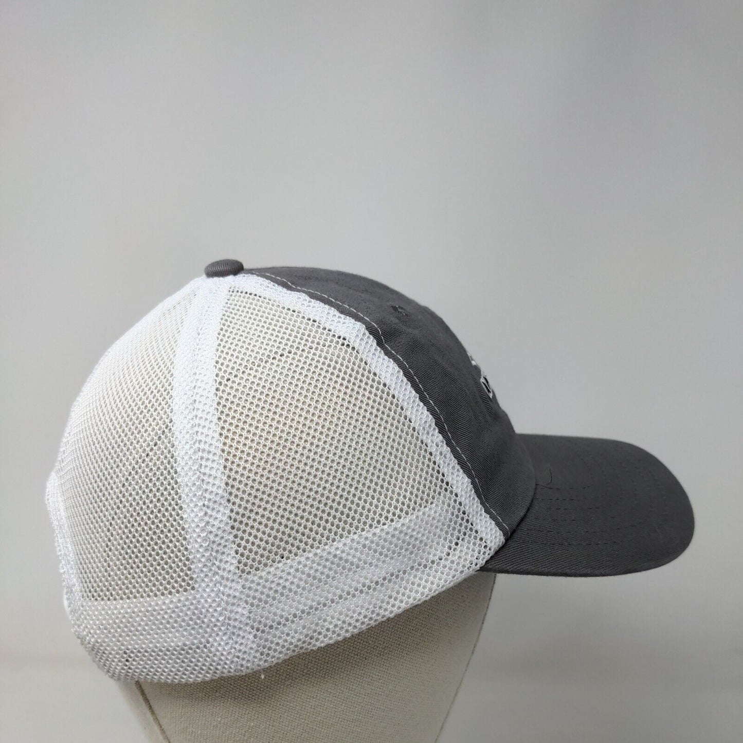 Phillips & Jordan Snapback Mesh Back Trucker Hat Gray One Size Colorblock