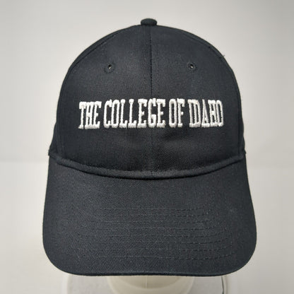 The College Of Idaho Strapback Hat Black One Size Adjustable Otto