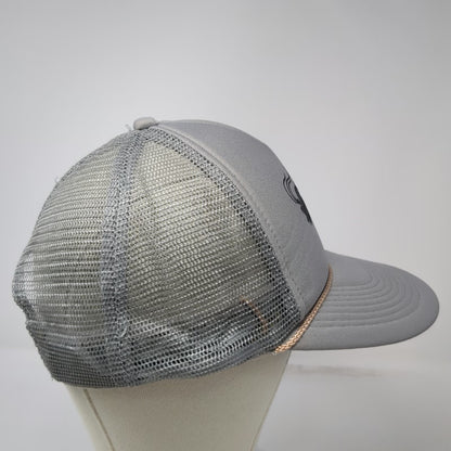 Otto Trucker Hat Gray One Size Kaimana Divers Mesh Snapback Rope Scuba Diving