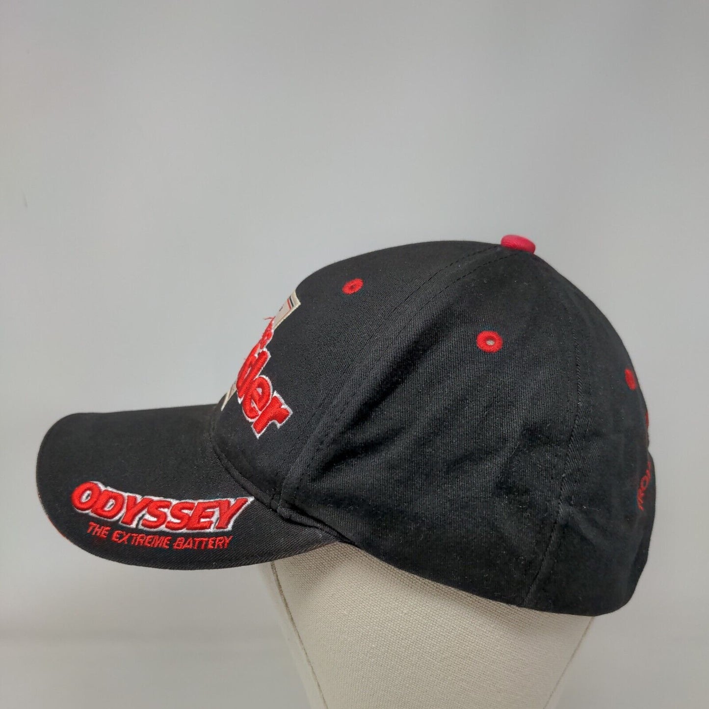 EnerSys Trolling Thunder Odyssey Strapback Hat Black OSFA Embroidered 6 Panel