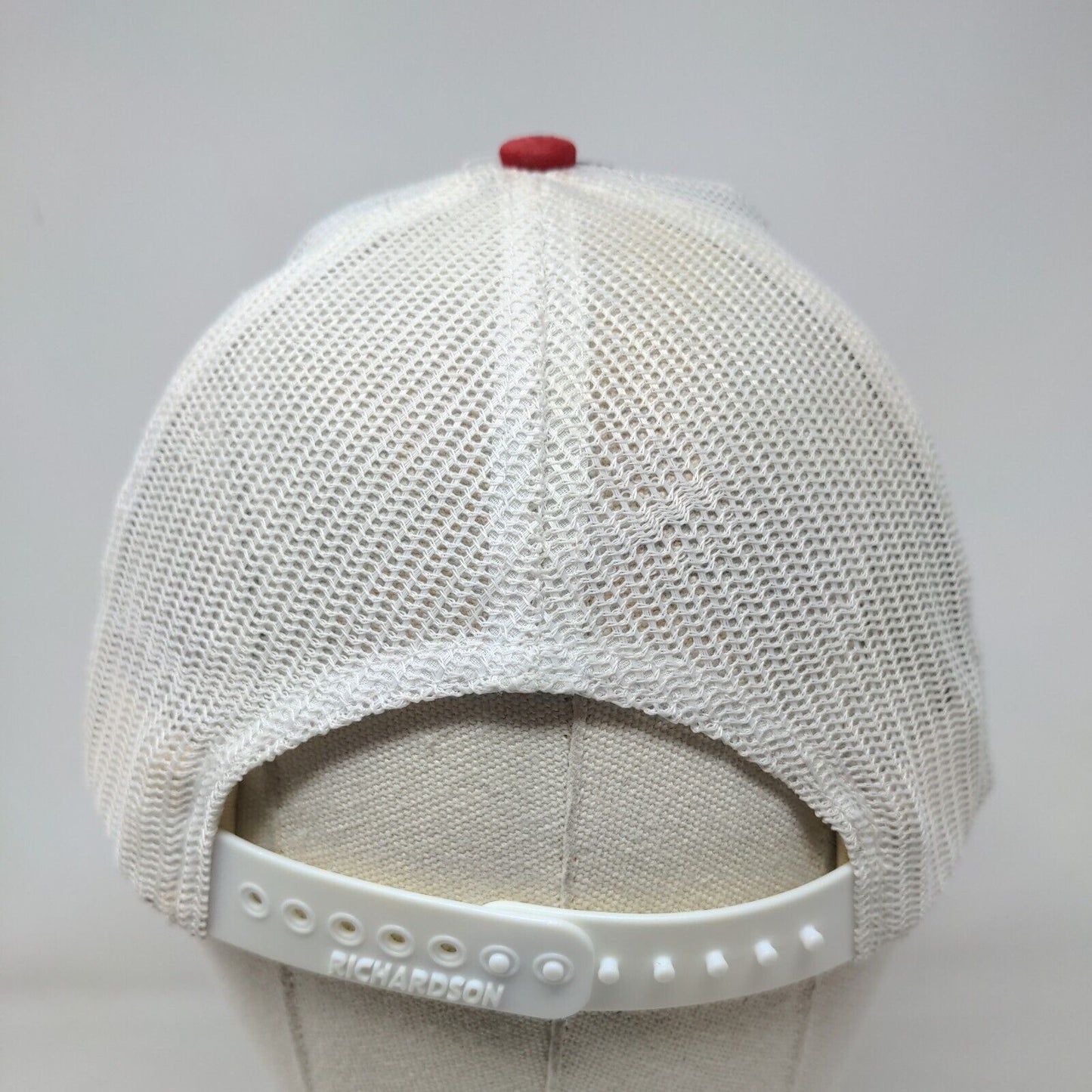 Richardson Snapback Mesh Back Trucker Hat Multicolor One Size Embroidered
