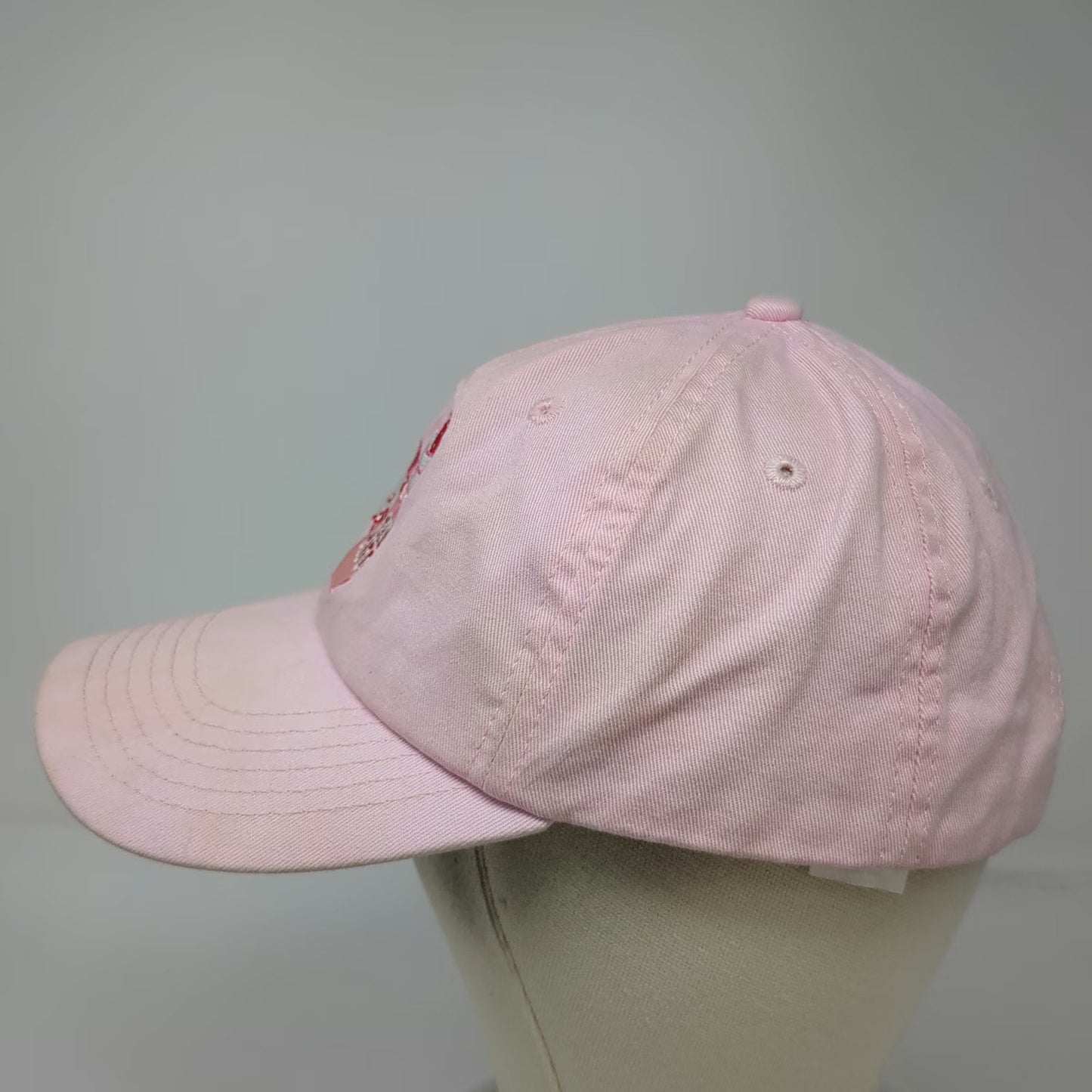 Sanrio Hello Kitty Strawberry Milk Pink Baseball Cap One Size Embroidered Hat