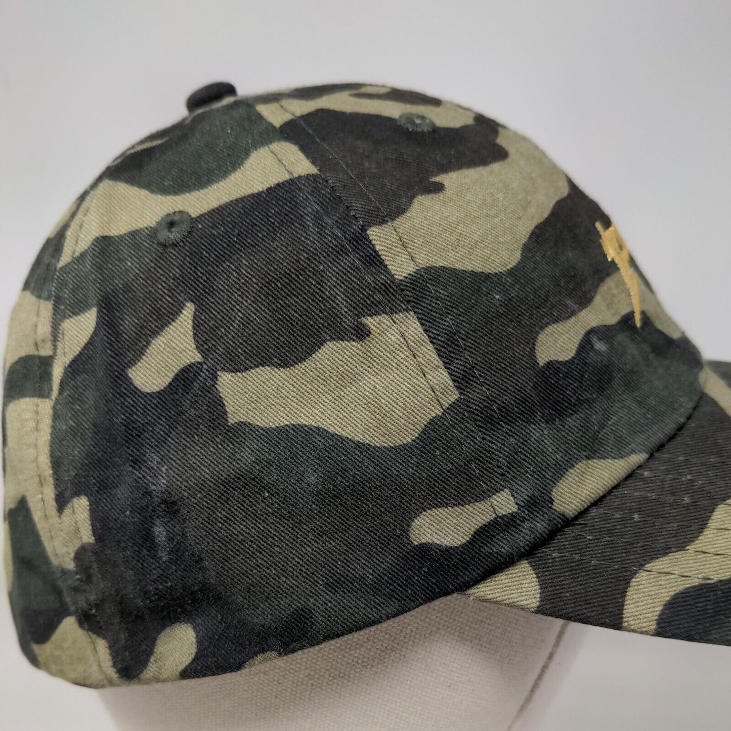 Yeezus Slideback Hat Camouflage One Size Adjustable Embroidered 6 Panel Cotton