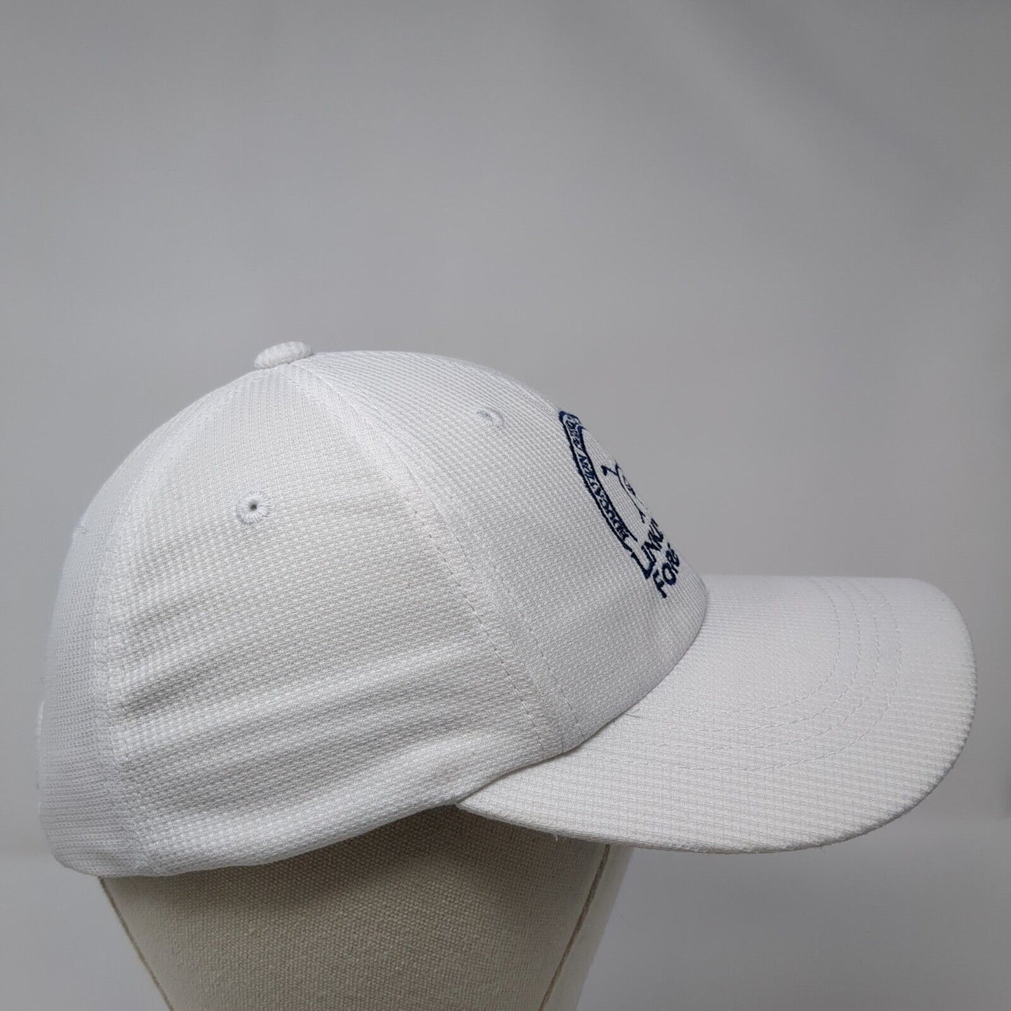 Linking Up Fore Kids Strapback Hat White One Size 6 Panel Port Authority