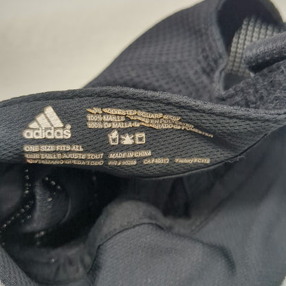 Adidas Baseball Cap Black One Size Climacool Mesh Strapback Breathable Hat