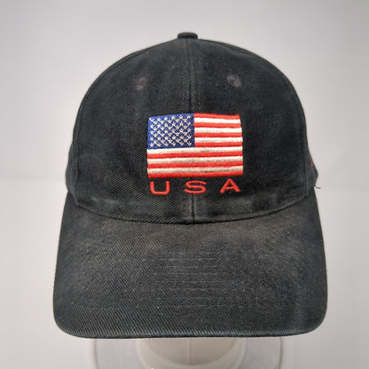 USA Flag Park Snapback Hat Black One Size Adjustable Top of the World