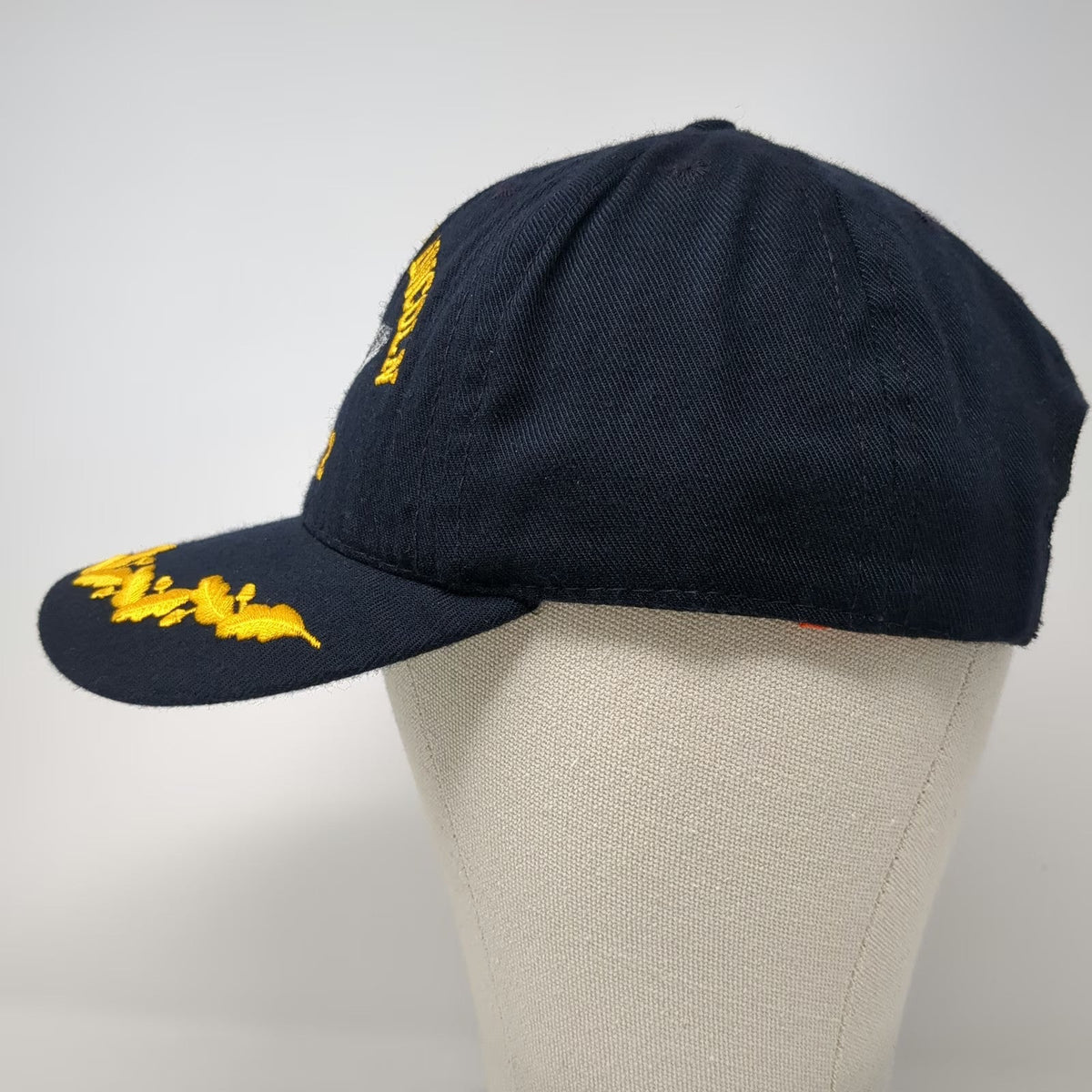 Calhead Blue Snapback One Size USS Abraham Lincoln CVN 72 Navy Ship Oak Leaf Hat