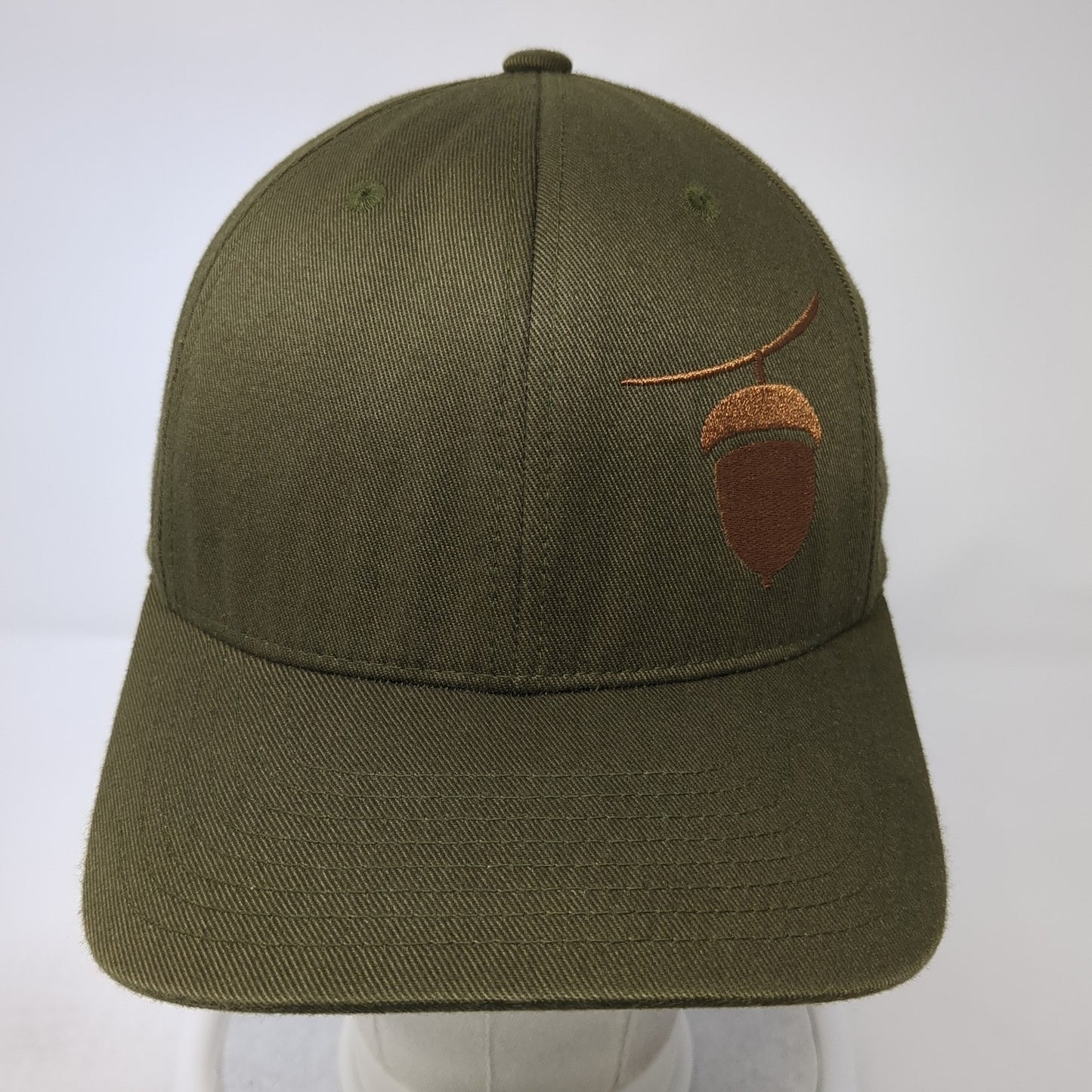 Parkshore Baseball Cap Brown Medium Lightweight Embroidered Flexfit Yupoong