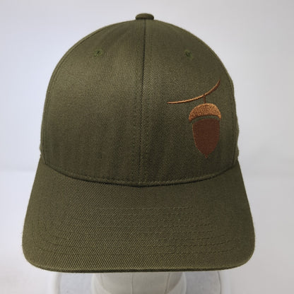 Parkshore Baseball Cap Brown Medium Lightweight Embroidered Flexfit Yupoong