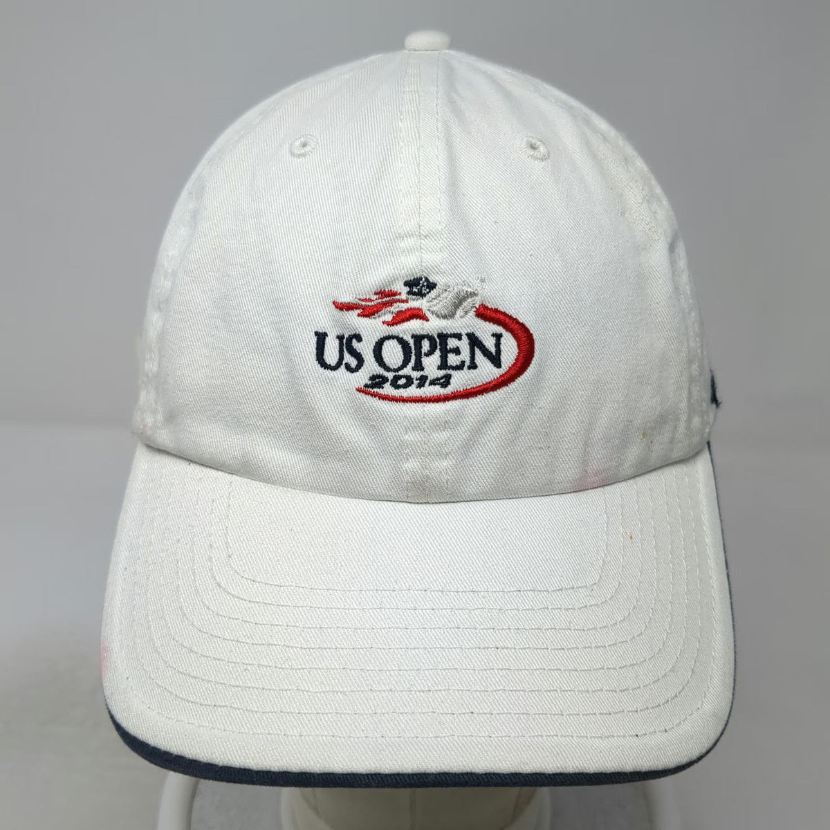 47 Brand Baseball Cap White One Size 2014 US Open Tennis USTA Adjustable Hat
