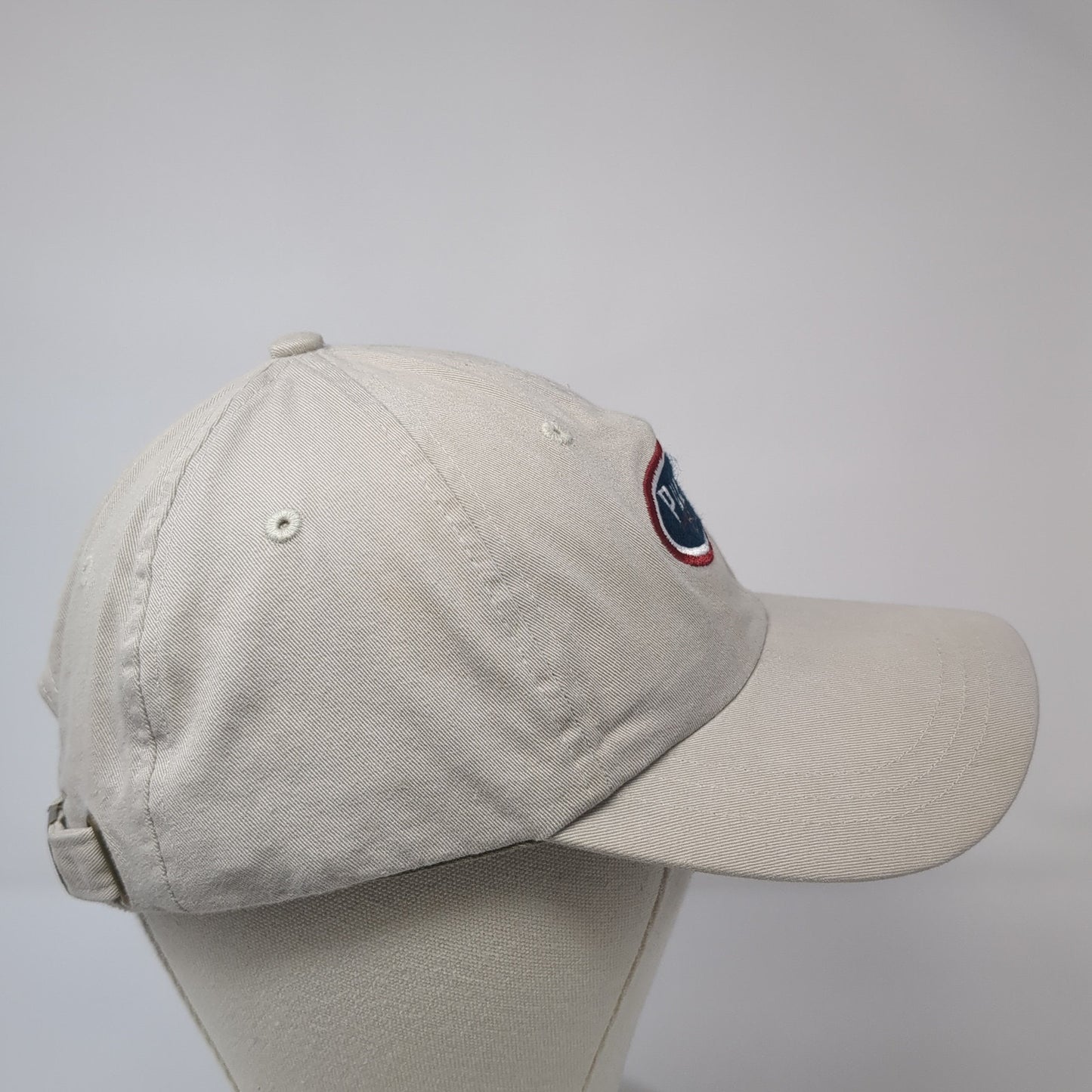 Puerto Rico Slideback Hat Beige One Size Adjustable Embroidered Ahead