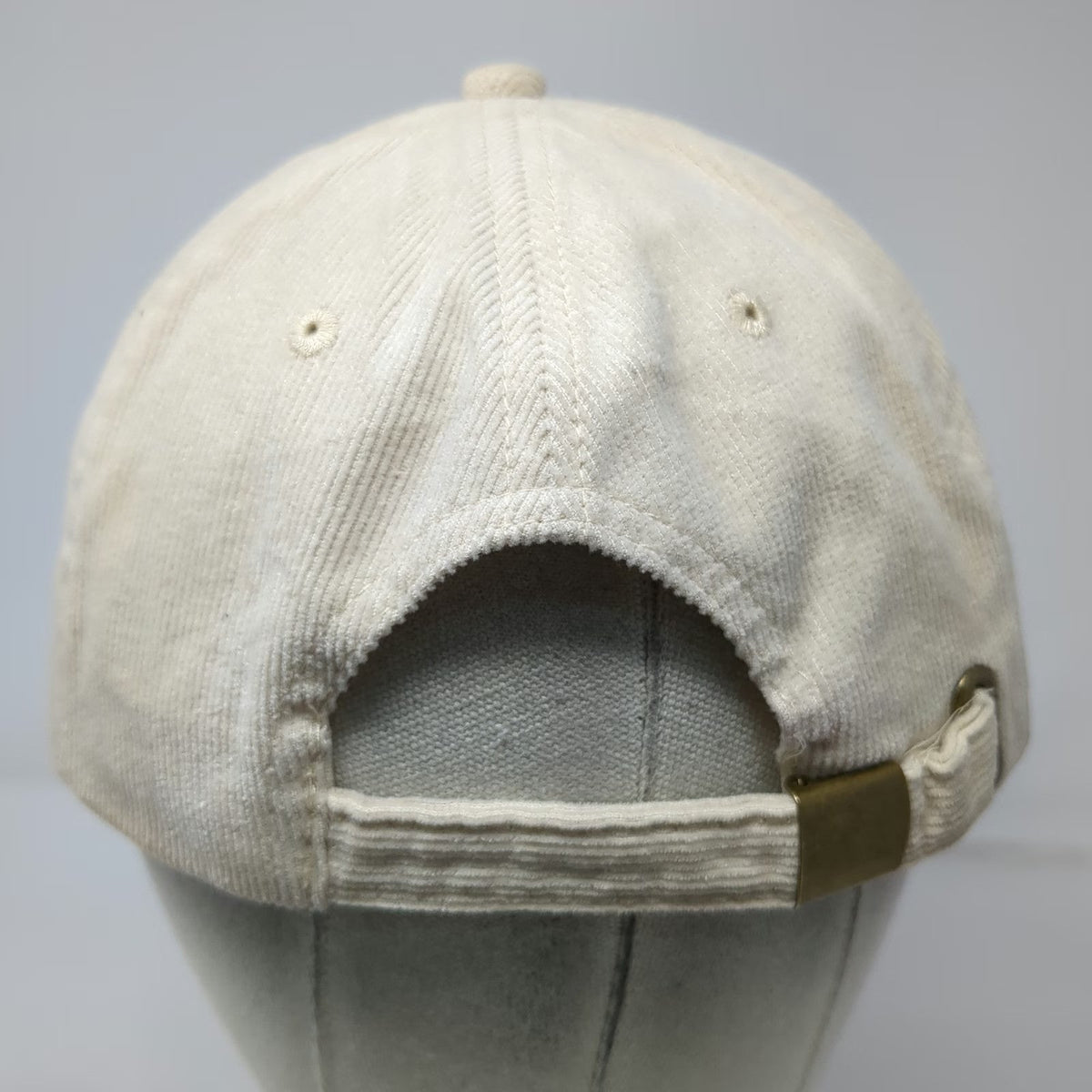 Book of the Month Beige Baseball Cap One Size Corduroy Well-read Side Logo Hat