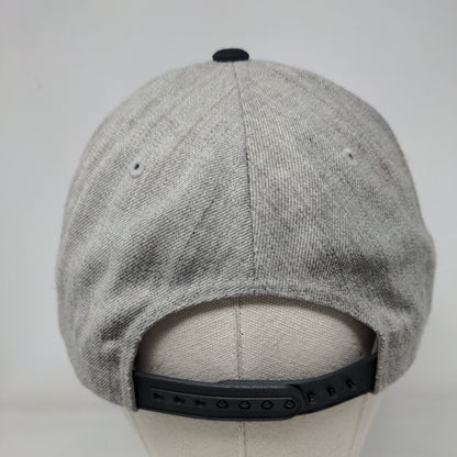 OBEY Posse Snapback Hat Gray OSFA Embroidered Vent Holes Colorblock