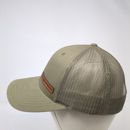 Gunfighters Snapback Mesh Back Trucker Hat Green M/L Solid Richardson
