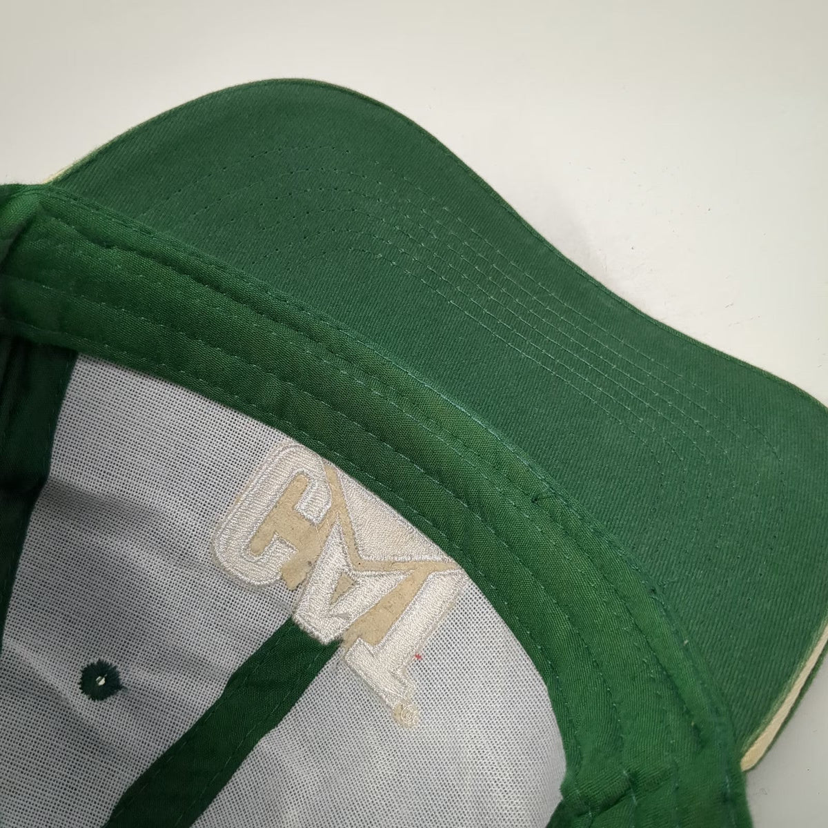 CAT Baseball Cap Green OSFM Foley Incorporated Embroidered Logo Adjustable Hat