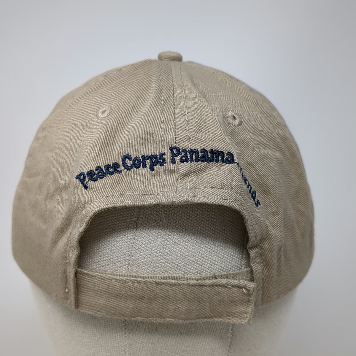 Norwood Peace Corps Panama Friends Hat Beige Baseball Cap One Size Strapback