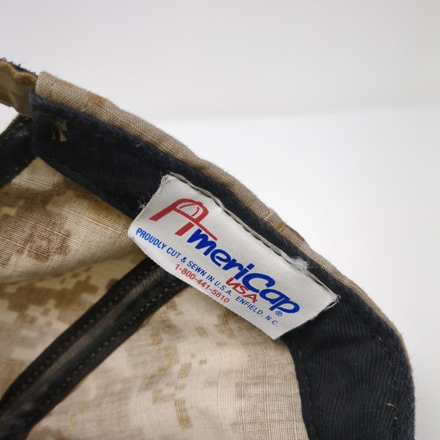 Farm Bureau Insurance Saluting Our Veterans Strapback Hat Camo OS Americap USA
