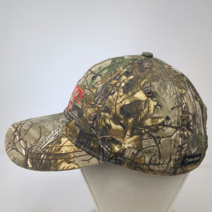 Dri Duck Baseball Cap Green Camo One Size Silver City Idaho Hunting Antler Hat