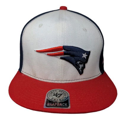 Forty Seven Brand Men's Snapback Hat Multi Size OS New England Patriots Logo