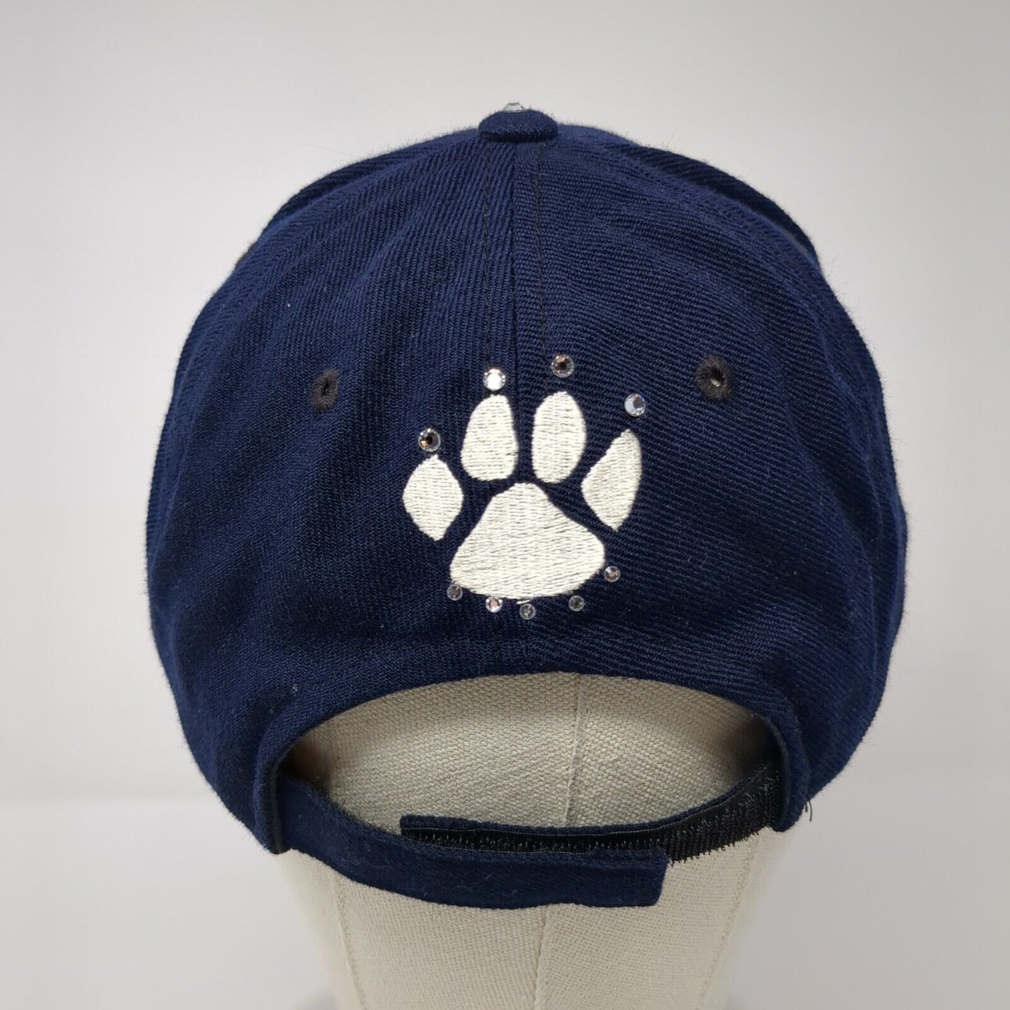 Paw Bling Strapback Hat Blue One Size Adjustable Embroidered Sluggers Only