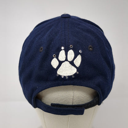 Paw Bling Strapback Hat Blue One Size Adjustable Embroidered Sluggers Only