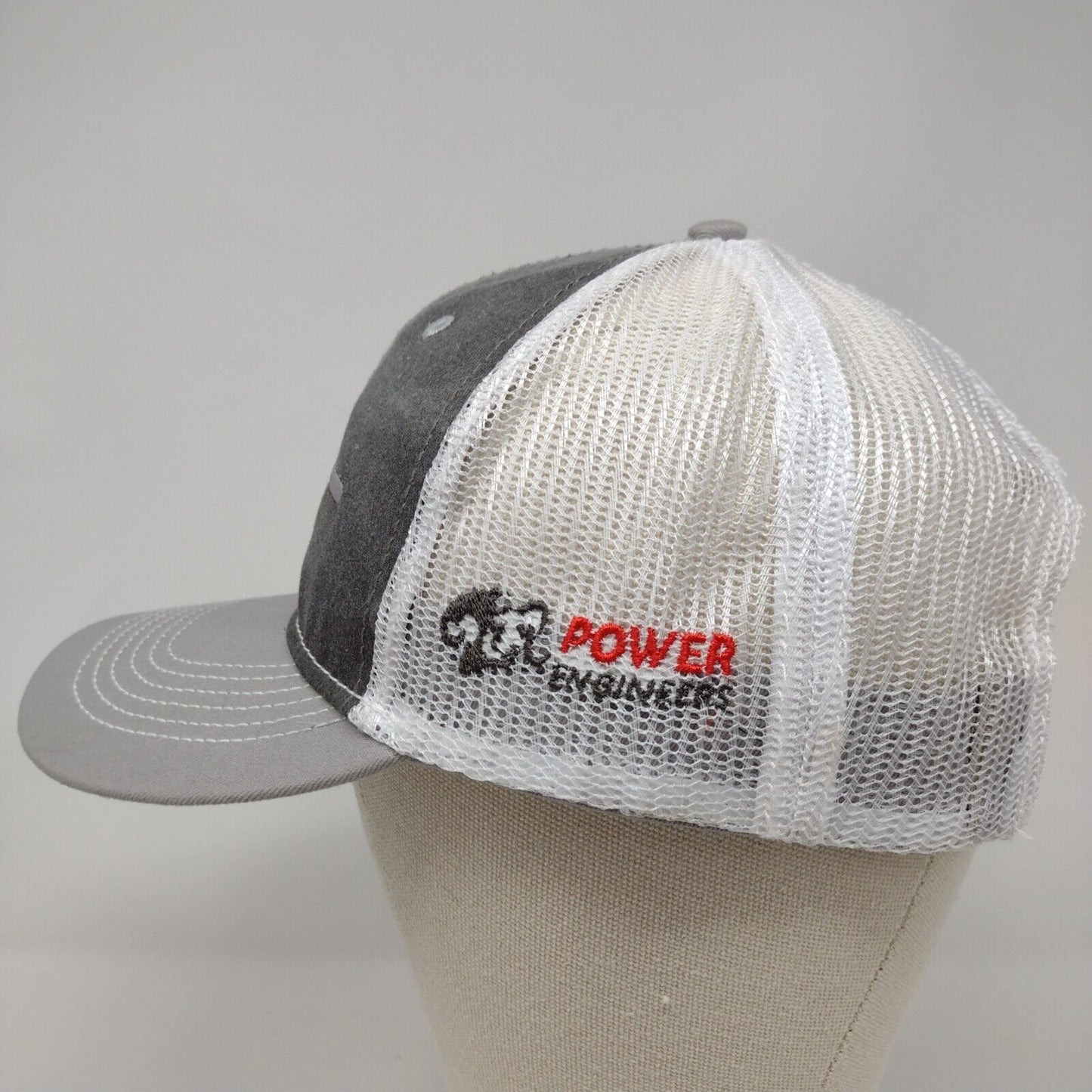 Power Engineers Snapback Trucker Hat Gray OSFA Mesh Back Paramount