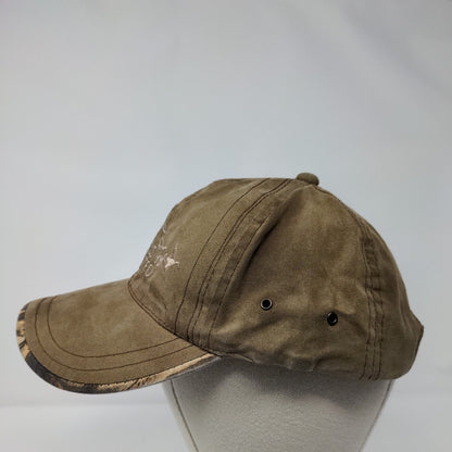Ducks Unlimited Slideback Hat Brown OSFM Embroidered DU Leader