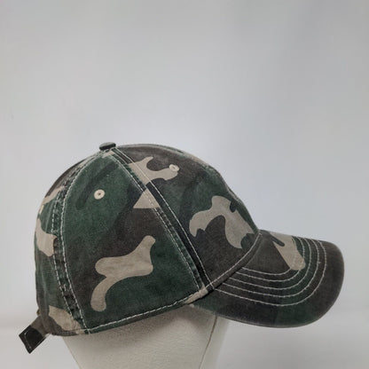 Unbranded Slideback Hat Fatigue Camo OSFM Adjustable 6 Panel Blank
