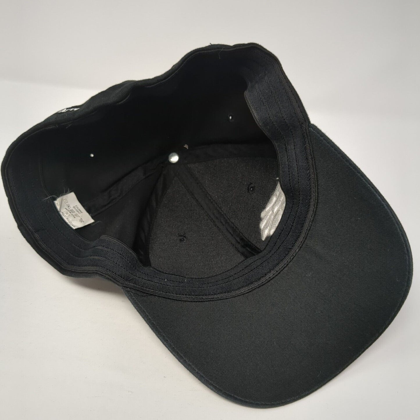 Hex Armor Fitted Hat Black L/XL Lightweight Embroidered Vented Holes 6 Panel