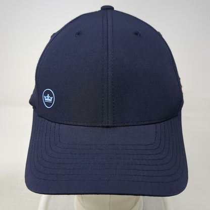 Peter Millar Baseball Cap Blue One Size Strapback Belle Haven Crown Logo Hat