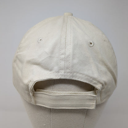 Winged Strapback Hat Tan One Size Adjustable Embroidered Port & Company