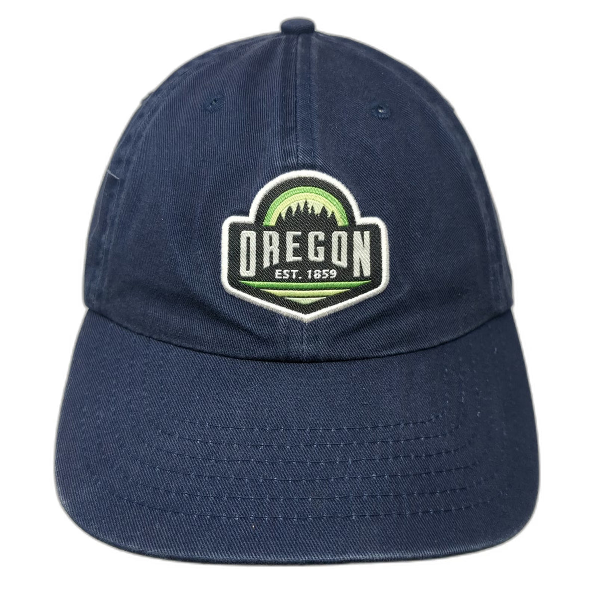 Rascals Baseball Cap Blue One Size Oregon Patch Slideback Strap Adjustable hat