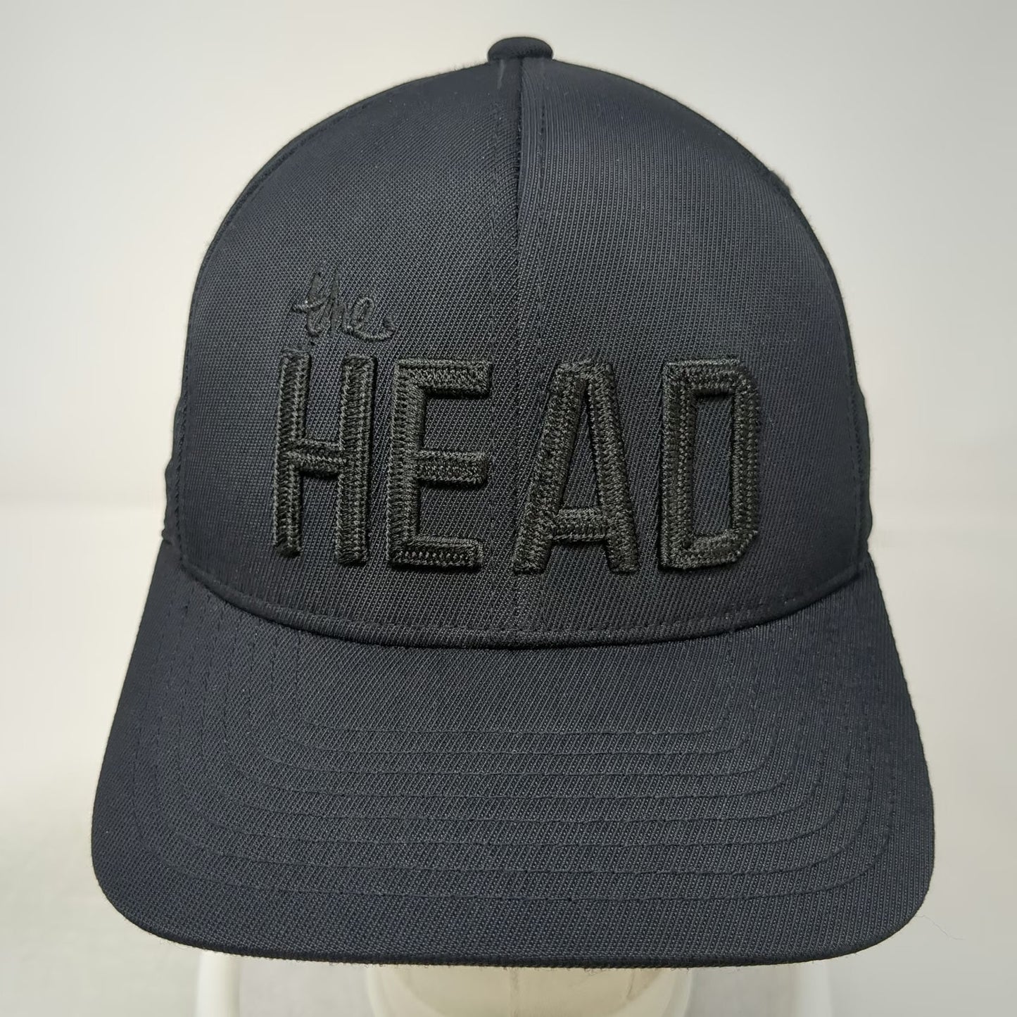 G/FORE Snapback Black One Size Flexfit 110 the HEAD Golf Hat Embroidered Logo