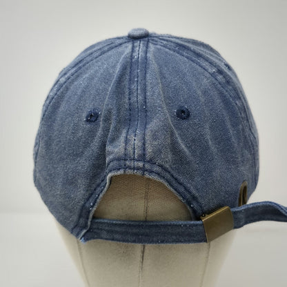 Kaufman Baseball Cap Blue One Size Long Beach Island Est 1670 Slideback Hat