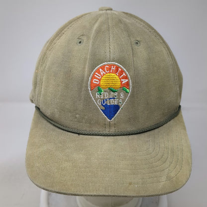 Outdoor Cap Snapback Hat Green One Size Ouachita Rides Guides Corduroy Rope
